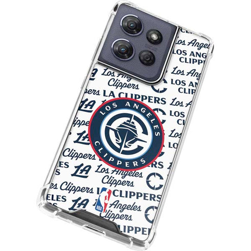 NBA Los Angeles Clippers Blast Text Moto G Play 5G (2025) Clear Case